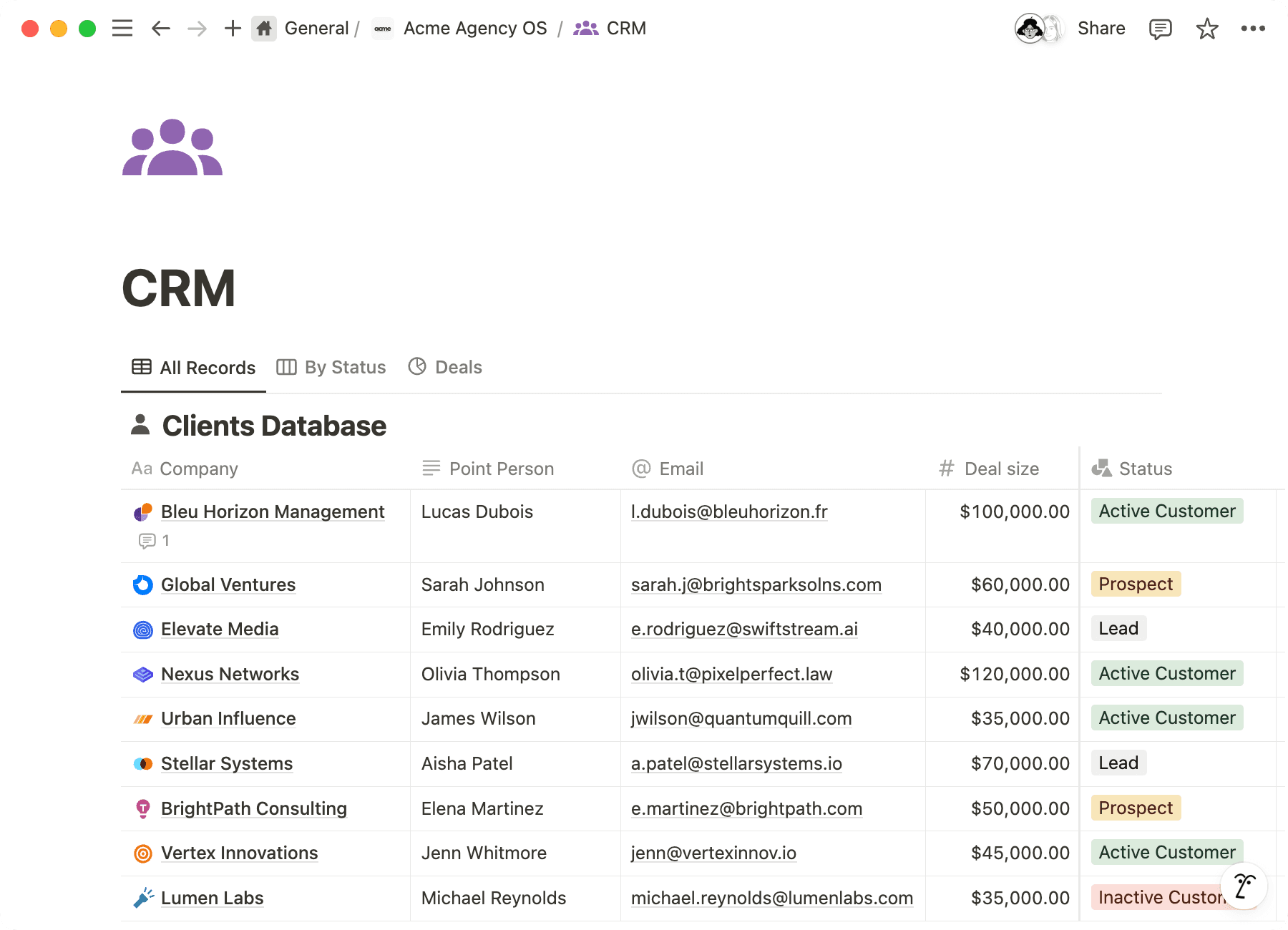 Heroscreenshot CRM