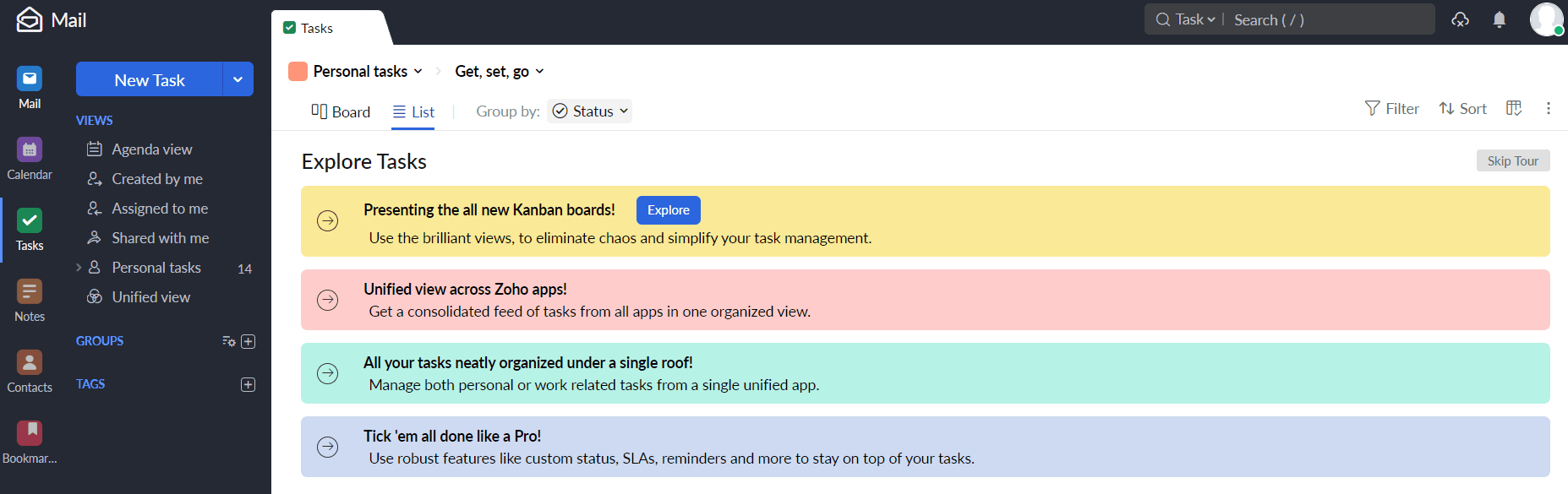 Source: Zoho Mail screenshot