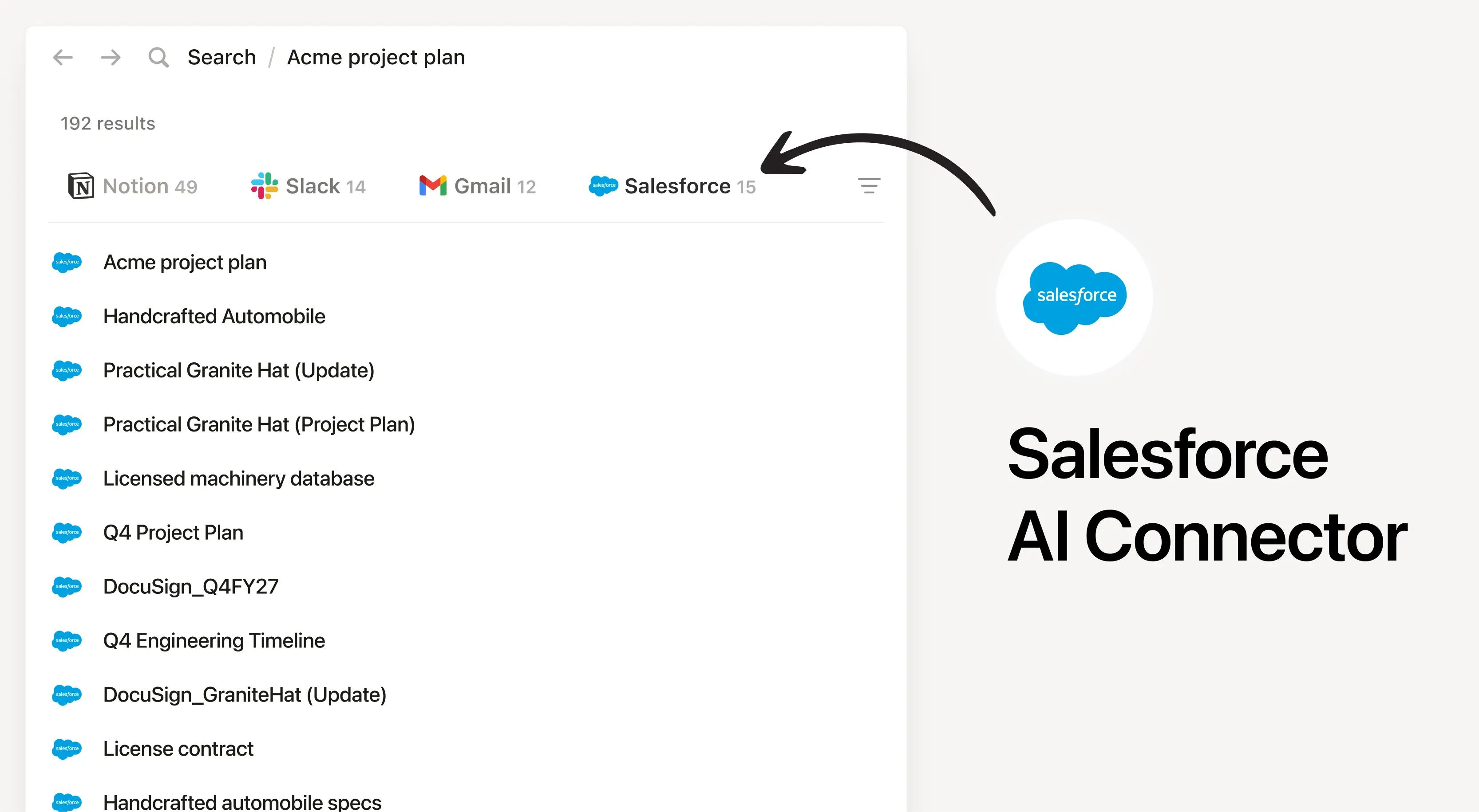 KI-Konnektor für Salesforce