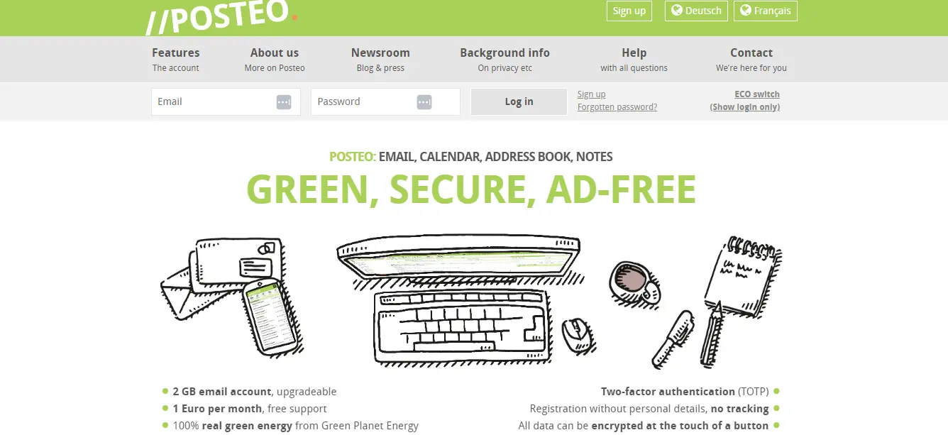 Posteo Screenshot