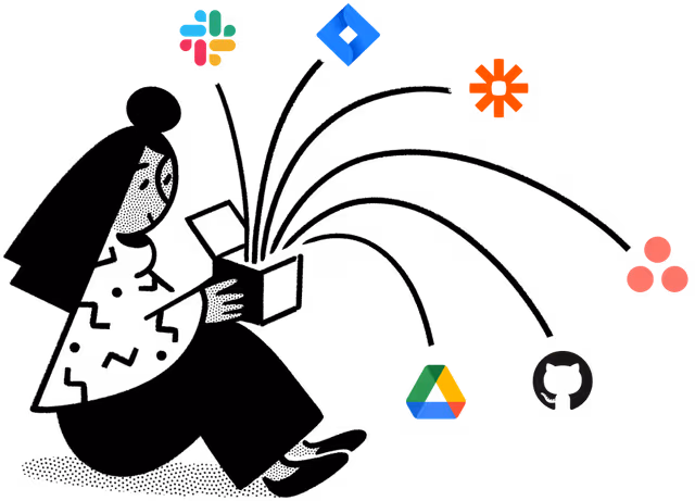 Notion lässt sich mit Slack, Jira, Asana, GitHub und Google integrieren.