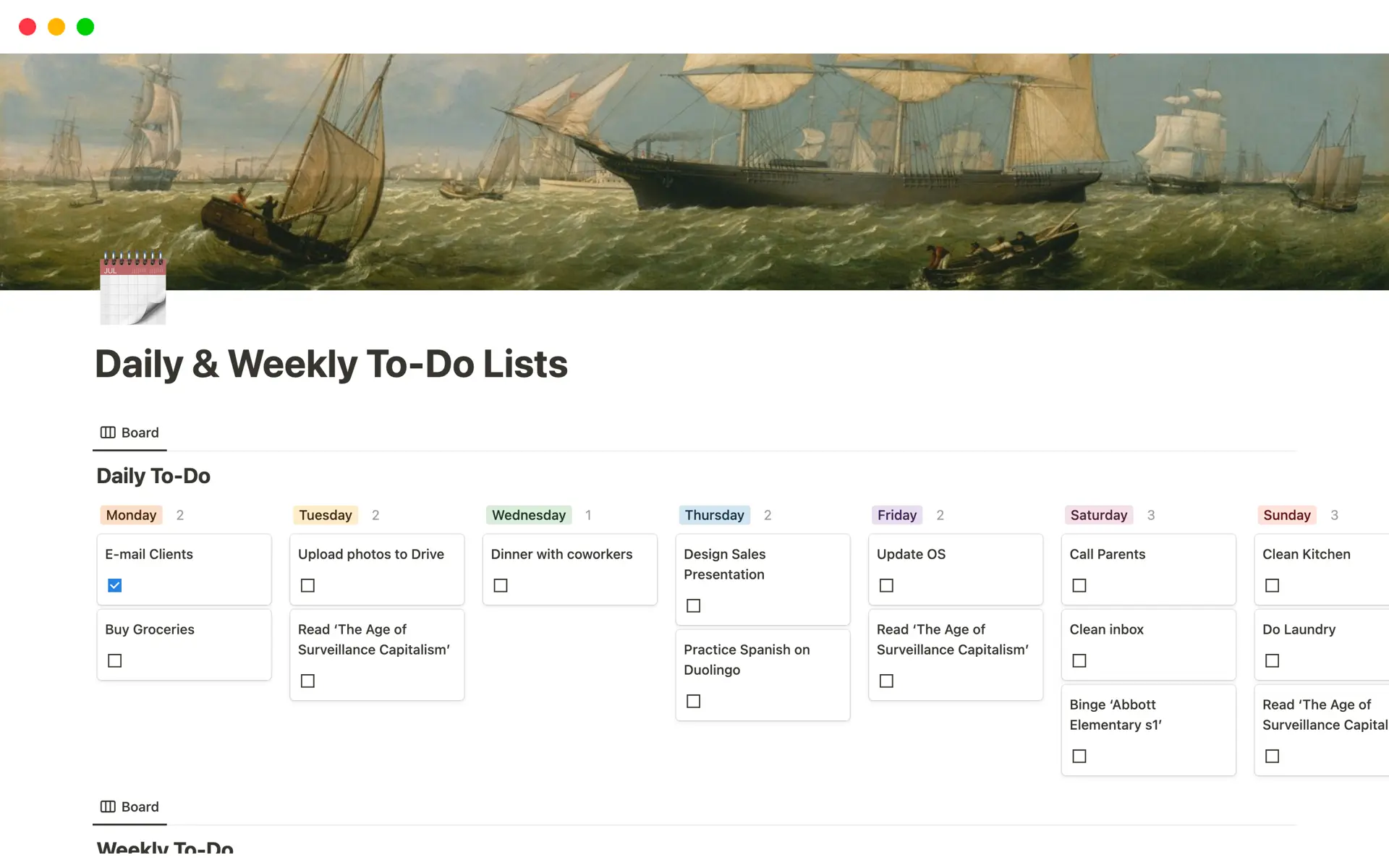 top-10-free-routine-organizer-templates-in-notion 內的圖片